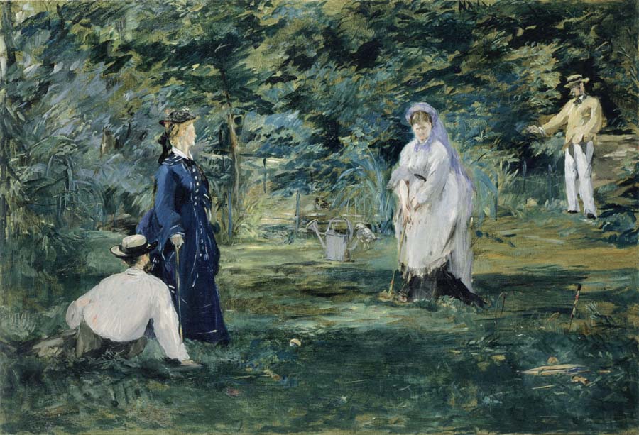 Edouard Manet A Game of Croquet
